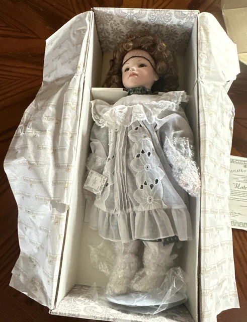The Ashton-Drake Galleries Katrina Porcelain Doll Signer By Gaby Rademann 1028AD
