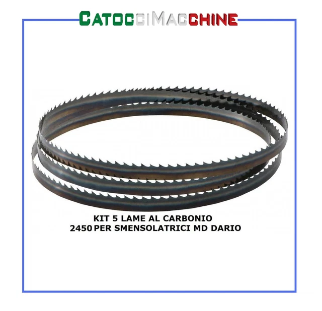 Lame Al Carbonio 2450 Per Smensolatrice Md Dario 5 Pezzi