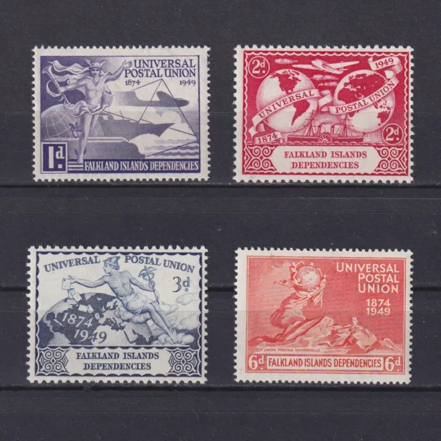 Falkland Islands Dependencies 1949, Sg# G21-G24, Upu, Mh