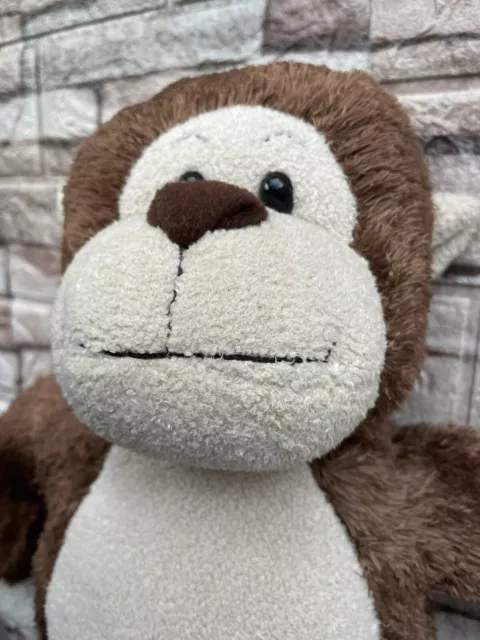 Build A Bear Monkey Soft Toy Plush 19” Retired Brown Nose Monkey