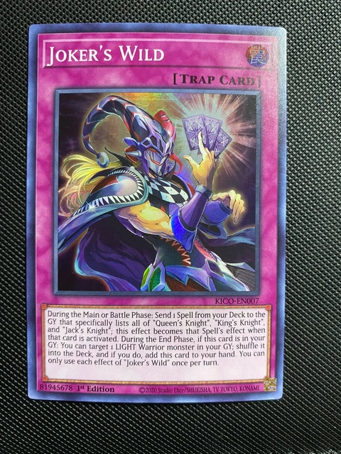 Yugioh Joker's Wild - KICO-EN007 - Super Rare - 1st Edition NM