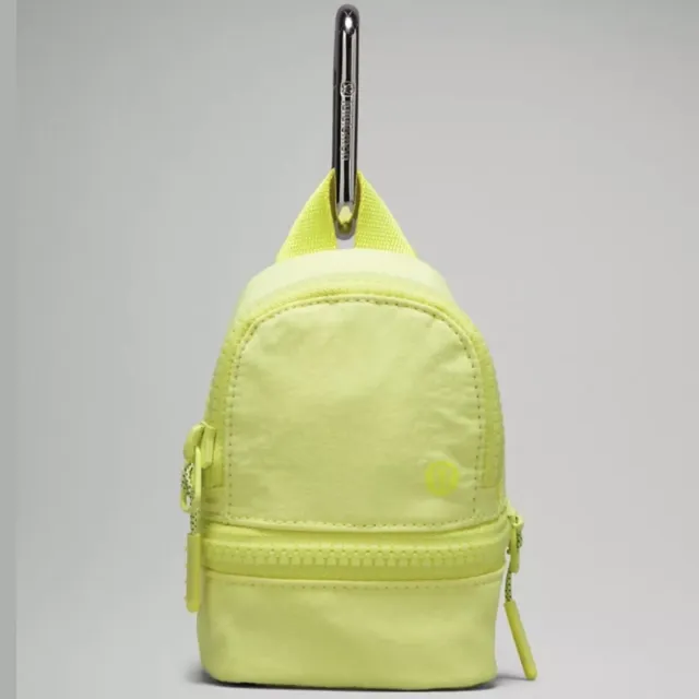 NWT Lululemon Athletic City Adventurer Backpack Nano - Electric Lemon