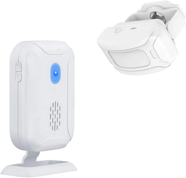 Detector de movimiento inalámbrico PIR alarma de seguridad timbre, tienda tienda oficina hogar