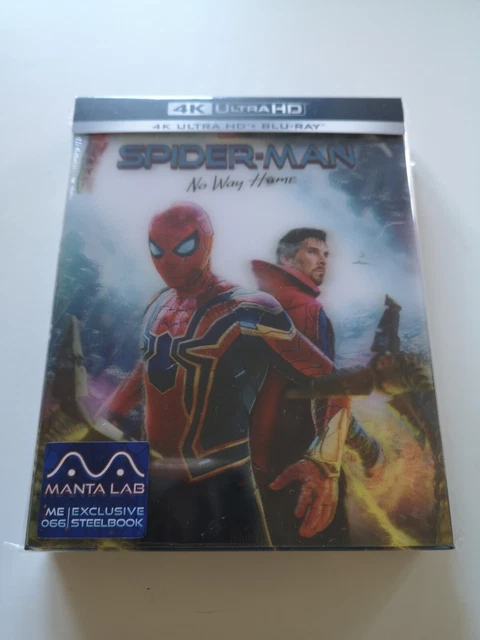 Spider Mand Lab SPIDER-MAN NO WAY Home Manta Lab Single Lenticular WEA 4K UHD Steelbook ...
