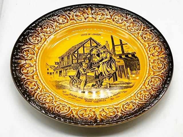 Vintage Crown Devon Cries Of London Handbemalte Sammler Dekoplatte