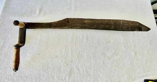 Antique Scythe Hay Sickle Hand Made Blacksmith Barn Farm Tool Pat. Sept. 6, 1899