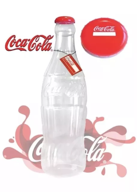 GIANT COCA COLA 60cm 2ft SAVING LARGE COKE COIN BOTTLE MONEY BOX BANK NEW