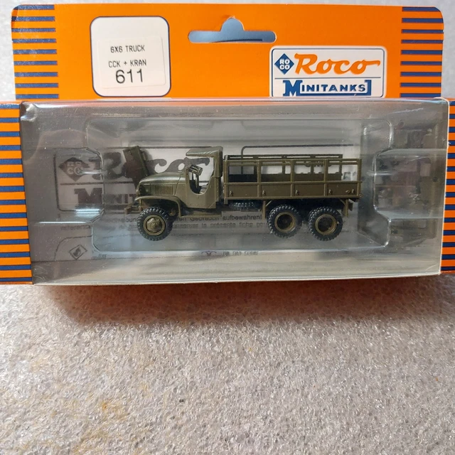 Roco Minitanks 611 CCKW 353 2.5 ton Yale crane truck   1/87 HO