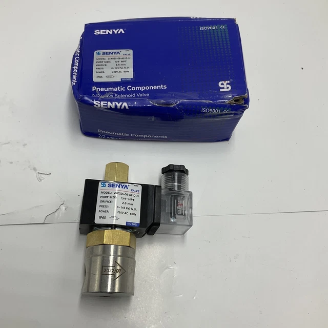 Senya 25K025-08-A2-D-N, 1/4" Npt, Orifice 2.5Mm, 0-145Psi, 220V Ac