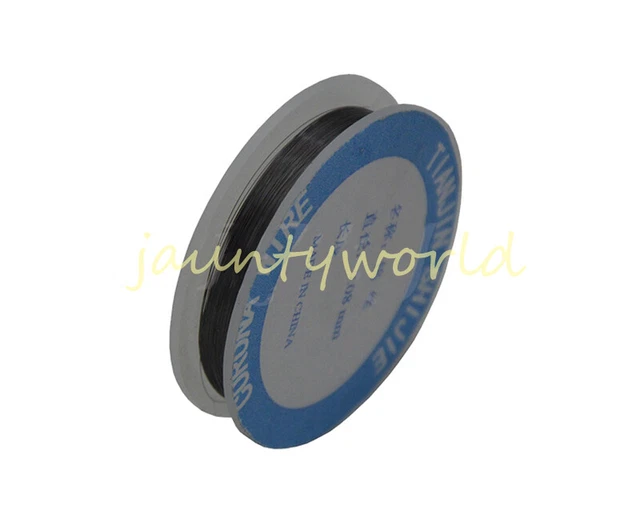 Copiers Electrode Wire Tungsten Wire 20m 99.95% 66' Foot 0.08mm 0.003" Diameter
