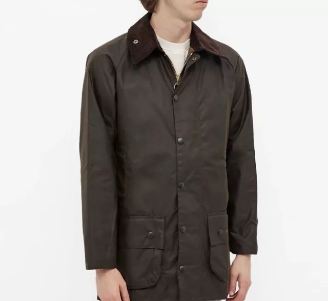 Barbour Beaufort Wax Jacket Olive 3