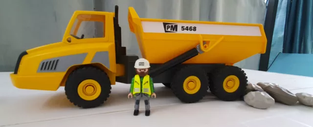 Camion de travaux / chantier + accessoires Playmobil Très bon état -  Playmobil