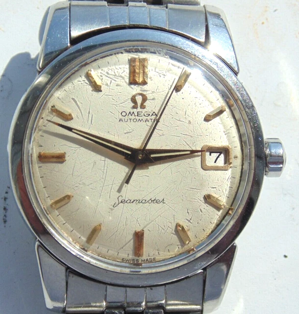Vintage 1958 Omega Seamaster Automatic, Date cal 503 St/steel Mans Wristwatch Vintage 1958 Omega Seamaster Automatic, Date cal 503 St/steel Mans Wristwatch