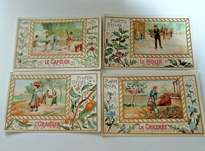 CHROMO 1890-1900 BON POINT ECOLE DEPARTEMENT FRANCE OISE BEAUVAIS COMPIEGNE 