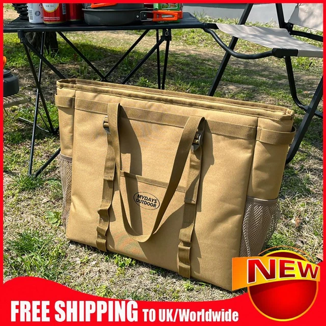 Oxford Cool Storage Backpack Durable Insulated Lunch Handbag Outdoor Accessories