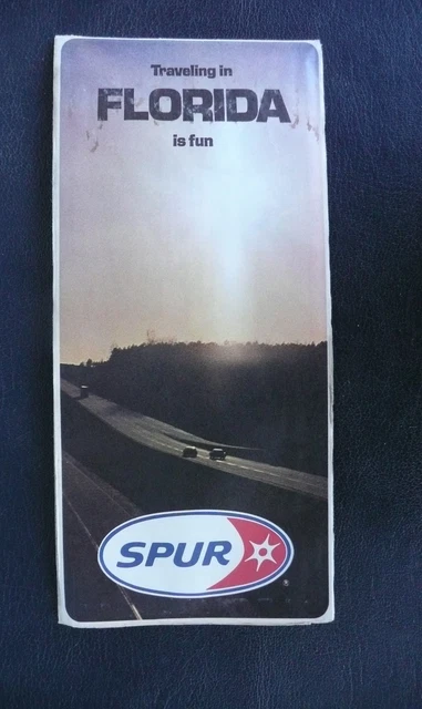 1970 Florida  road Spur map  oil Murphy oil