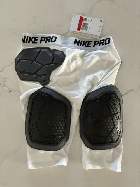 Nike Pro Hyperstrong Padded Football Shorts White AO6243-100 Boys Size Large