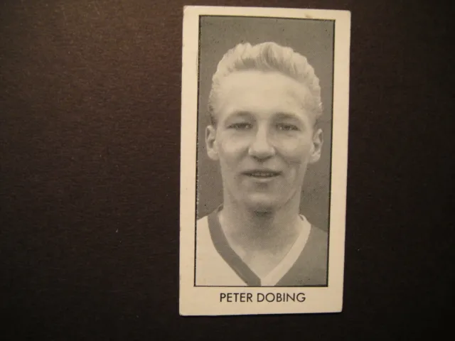 D C Thomson Wizard Football Stars Of 1959 #7 Peter Dobing Blackburn Man City