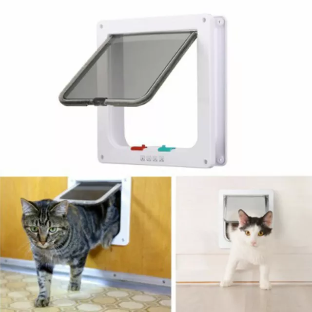 Cat Flap Petsafe Staywell Deluxe 4 Way Locking Cat Door Manual Magnetic catflap