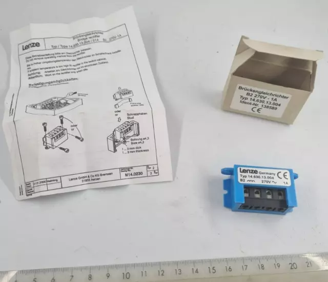 Raddrizzatore a Ponte Raddrizzatore lenze Type 14.630.13.004/014 B2 270V-1A