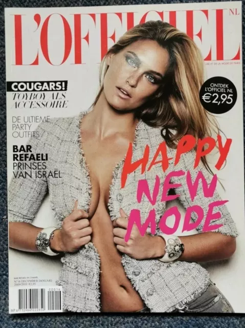 L'officiel Dutch magazine Bar Refaeli cover 2009/2010