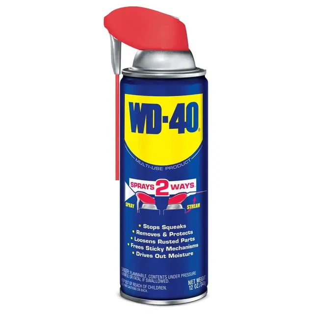 12 Oz. Original WD-40 Formula, Multi-Purpose Lubricant Spray with Smart Straw