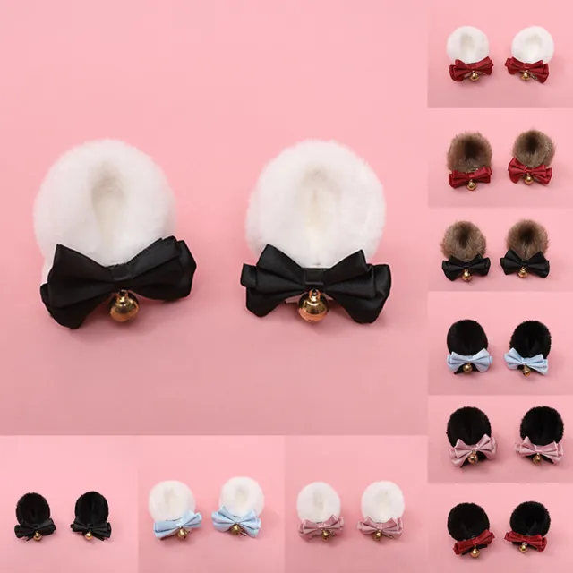 Plush Animal Ears Hairpins Lolita Sweet Fluffy Ear Cosplay Anime Hair C~m'