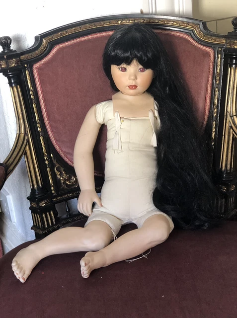 Donna Rubert doll the artworks 1996 chyna porcelain dolls. Antique style doll