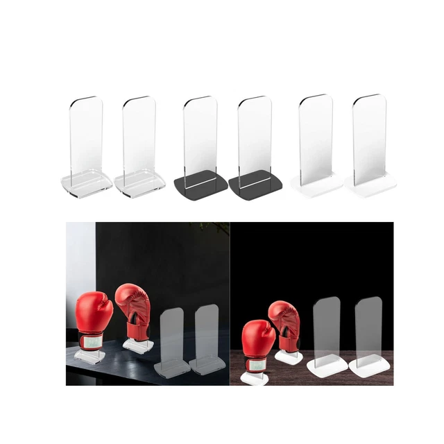 Supporto Per Guantoni Da Boxe In Acrilico Trasparente - 2 Pezzi, Per Esposizione E Collezionismo - Foto 11