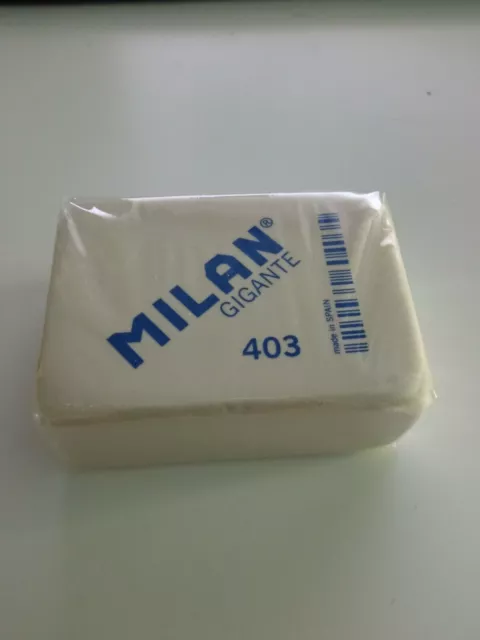 Goma de Borrar Milan tamaño grande gigante 70x50x30 mm mod 403