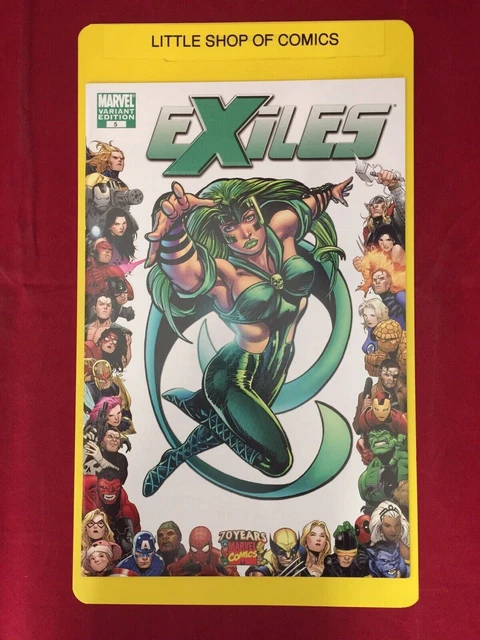 Exiles #5 1:10 Mike Grell Polaris Frame Variant VFNM Marvel MCU 2009