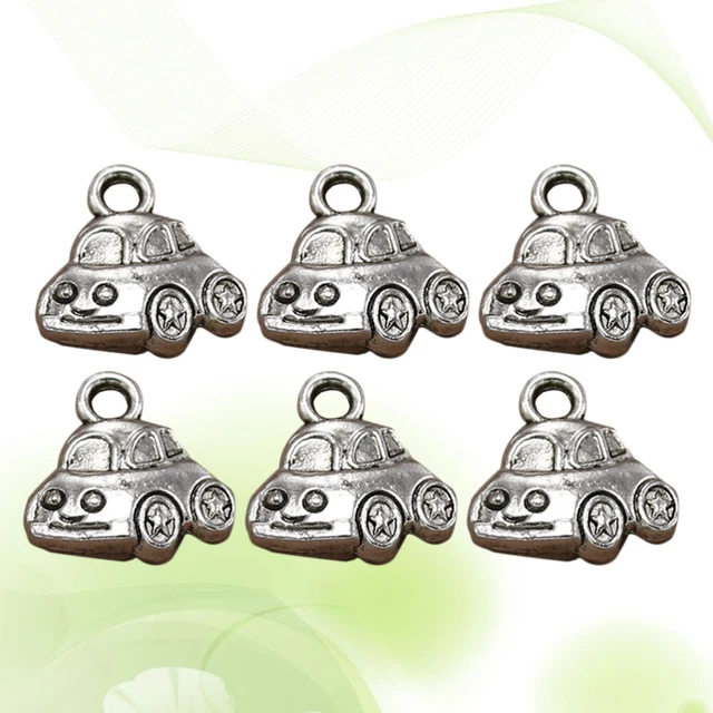 20Pcs Alloy 2 Side Car Pendants Charms DIY Jewelry Making for Necklace Bracelet