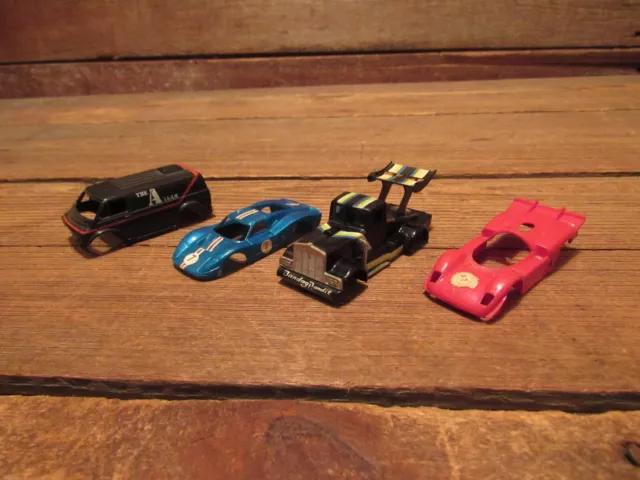 Vintage Aurora Tyco AFX HO Slot Car Lot-The A Team, Bandag Bandit Junkyard Parts Vintage Aurora Tyco AFX HO Slot Car Lot-The A Team, Bandag Bandit Junkyard Parts
