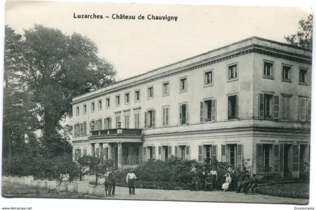 CPA -Carte postale-France - Luzarches - Château de Chauvigny - 1917 (CP2941)