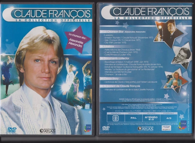 Claude Francois      Dvd   La Collection Officielle  N° 1  Alexandrie Comme Neuf