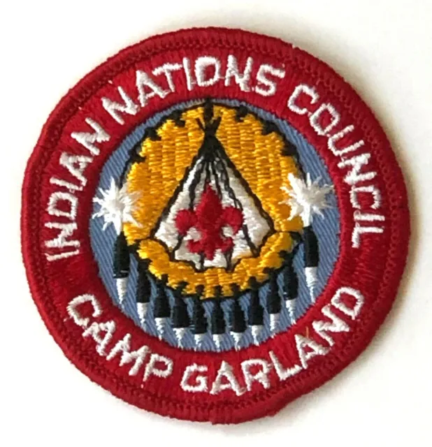 Indian Nations Council Boy Scout Patch American Indian Camp Garland BSA