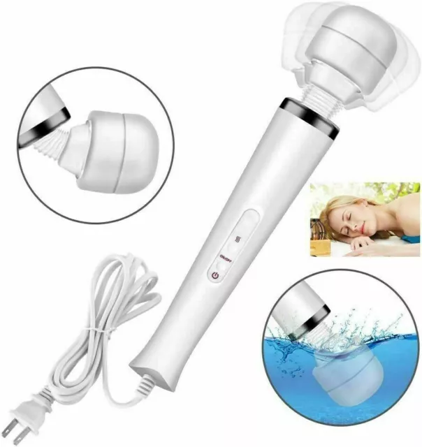 Cord Handheld Massager Vibrating Massage Full Body Therapy Motor 20 Speed*