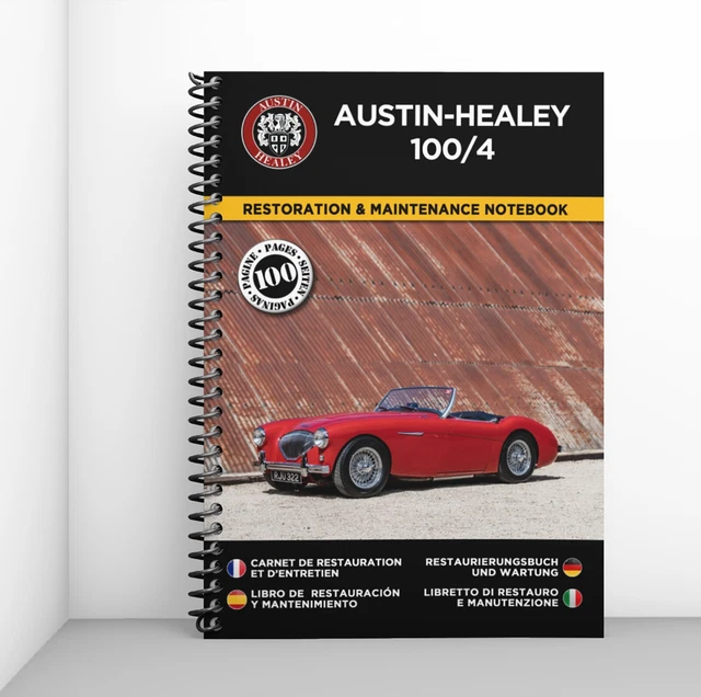 Austin-Healey 100/4 : Restoration & Maintenance Notebook : Free Shipping