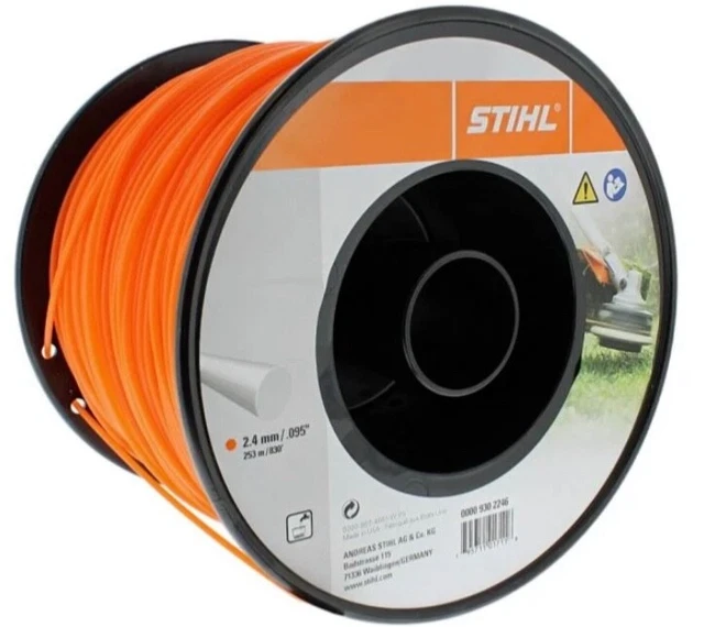 NYLON STRIMMER LINE Cord Wire 2/2.4/3mm X50/100/300/372M Grass Trimmer Universal £11.97 - UK