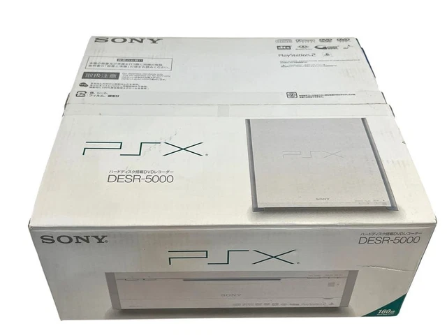 SONY PSX CONSOLE DESR-5000 320 GB HDD Tekken Set 128 GB SD Japan