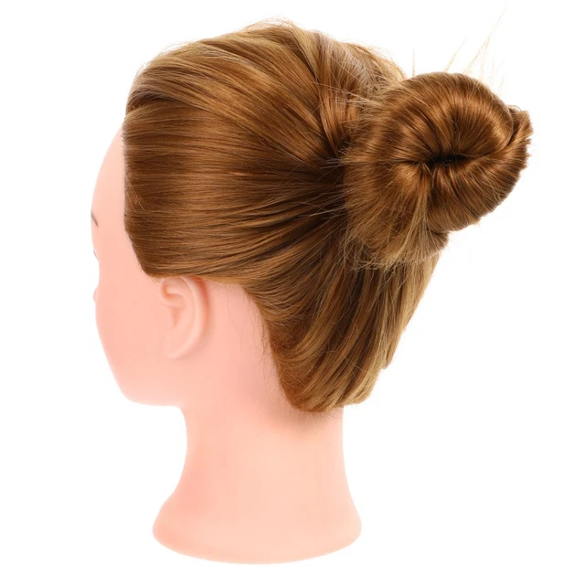 Tête De Coiffure Synthétique 66 Cm - Couleur Rose Dégradé, Pour Entraînement (neuf)