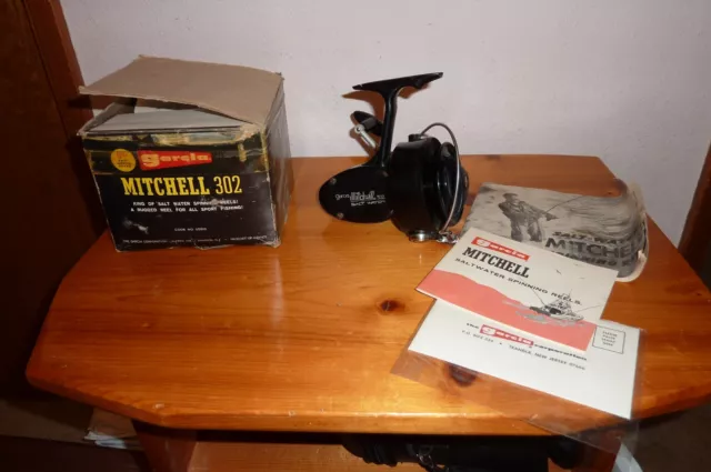 Garcia Mitchell 302 Saltwater Spinning Reel - Beautiful Condition