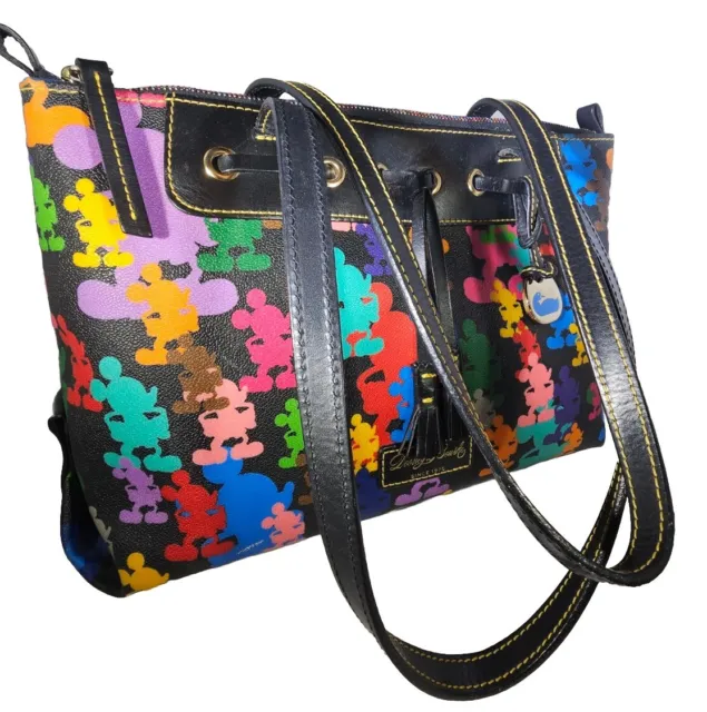 Dooney & Bourke Disney Handbag - Wonder Mickey Silhouettes Multi Color Purse