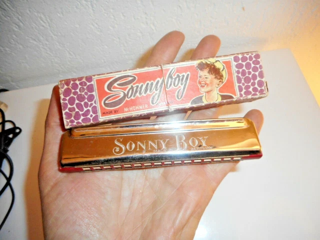 HARMONICA enfant  HOHNER SONNY BOY 1950  DANS SA BOITE D'ORIGINE