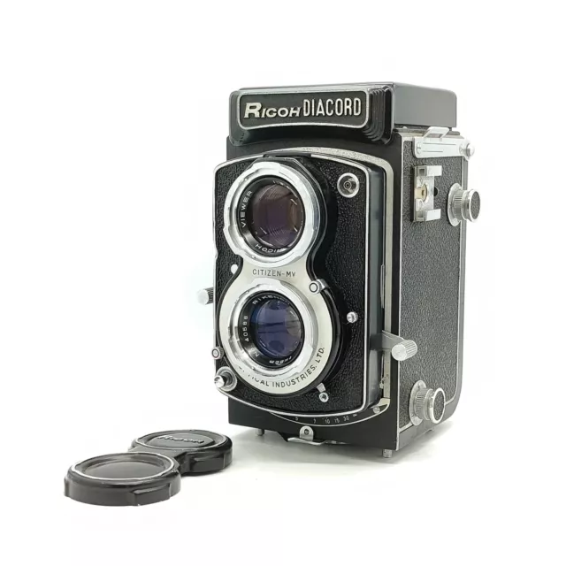 Ricoh DIACORD TLR Medium Format Film Camera RIKENON f/3.5 80mm Lens - AS-IS
