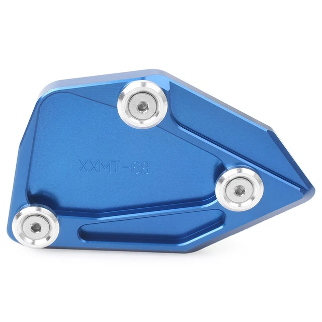 Side Kick Stand Pad Extension Plate Blue Fit BMW C600 SPORT/C650 GT 2012-2016