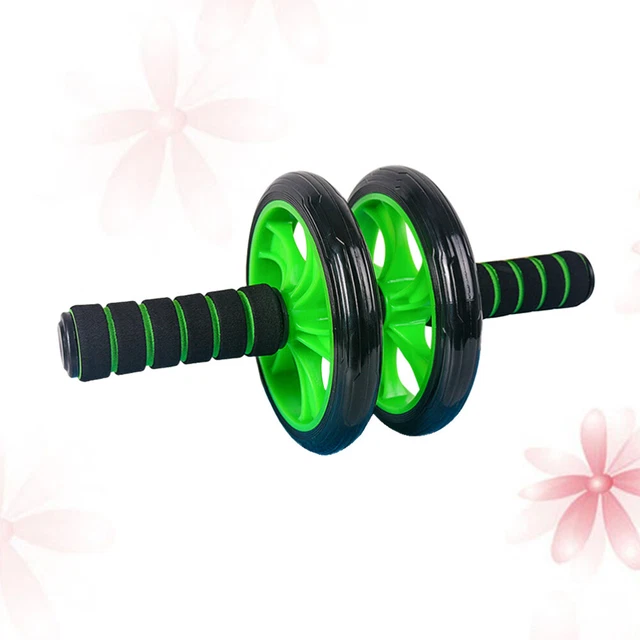2 Wheels Fitness Exercise Training Roller Workout Machines Home