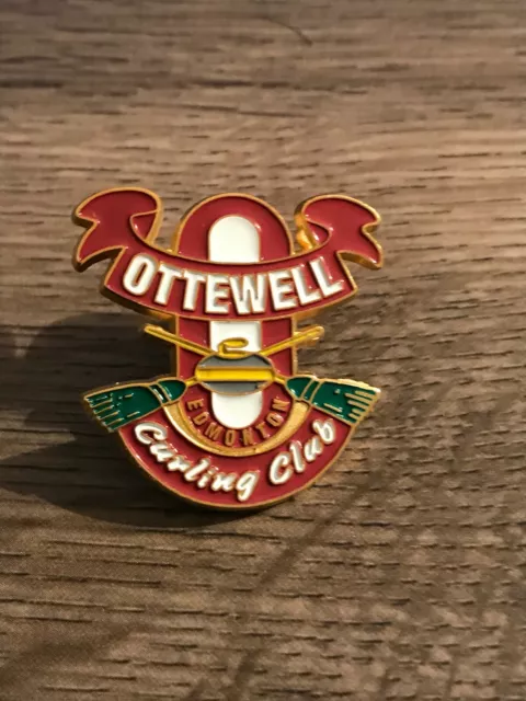 Curling Pin Ottewell Curling Club Edmonton