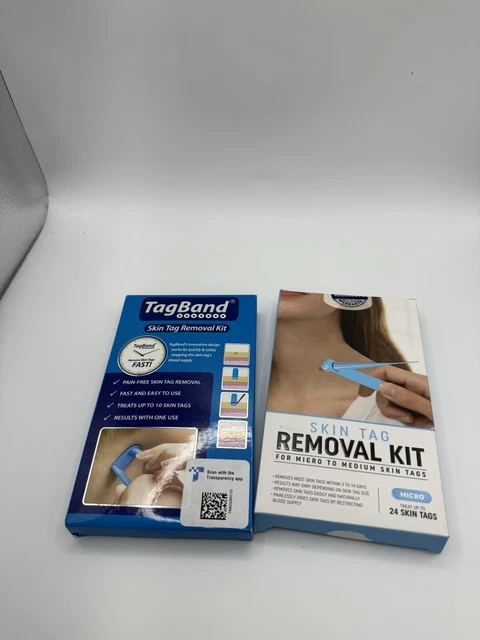 Micro TagBand - Dispositivo removedor de etiquetas de piel para etiquetas de piel de tamaño pequeño a mediano