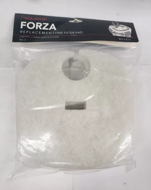 Pk/3 Aquatop RFP-FZ13 FORZA Fine Filter Replacement Pad White